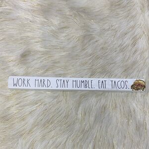 Inspirational White Wooden Sign